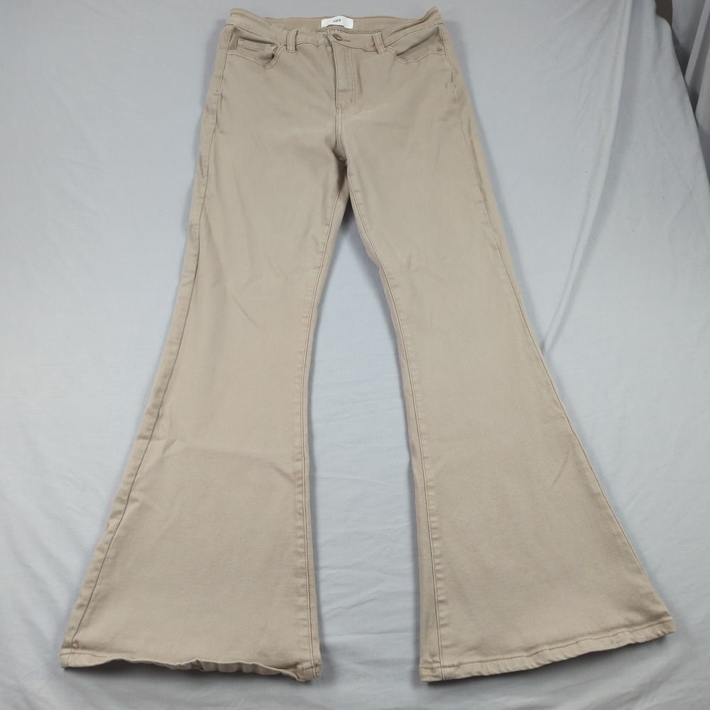 BKE Pants Womens 30 Khaki Parker Boot Cut Stretch Casual Preppy Office